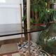 Glass coffee table
