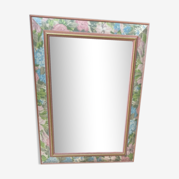 Miroir fleuri années 80