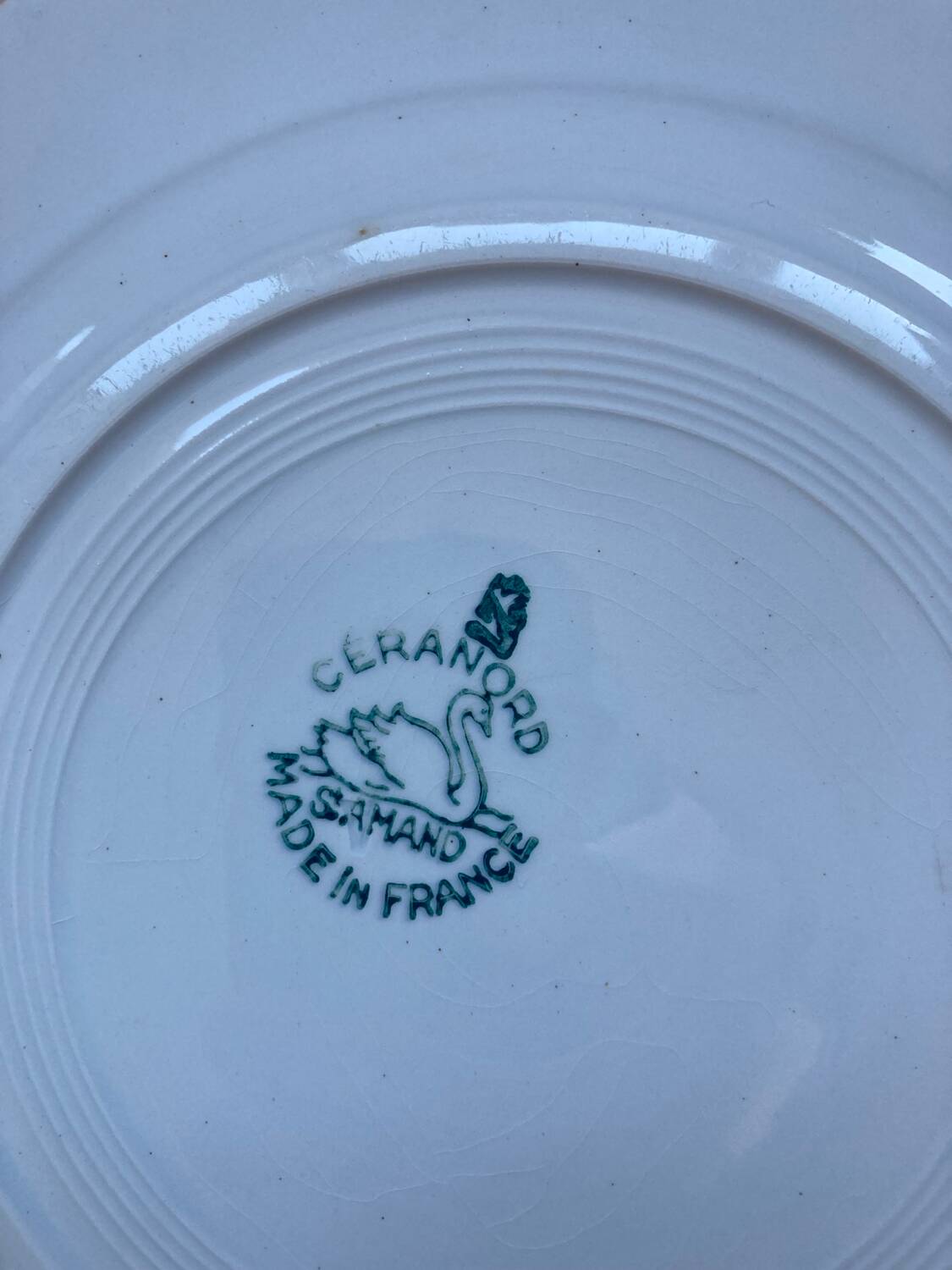 Dessert plates Saint Amand Ceranord