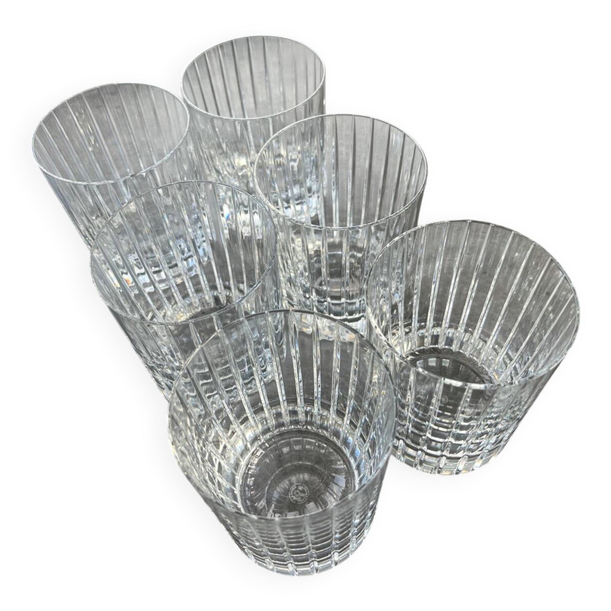 6 Baccarat Harmonie crystal glasses