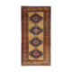 Handwoven wool antique hamadan area rug- 104x201cm
