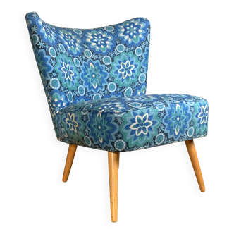 Fauteuil cocktail bleu