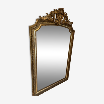 Grand miroir ancien de style Louis XV