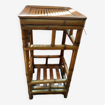 Bamboo plant table