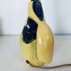 Vintage Yellow & Black Ceramic Lamp Base Modernist 50s/60s Free Form