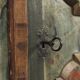 Folk art painted bridal wardrobe