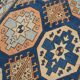 6x11 Unique Handmade Blue Persian Rug, 188x328Cm