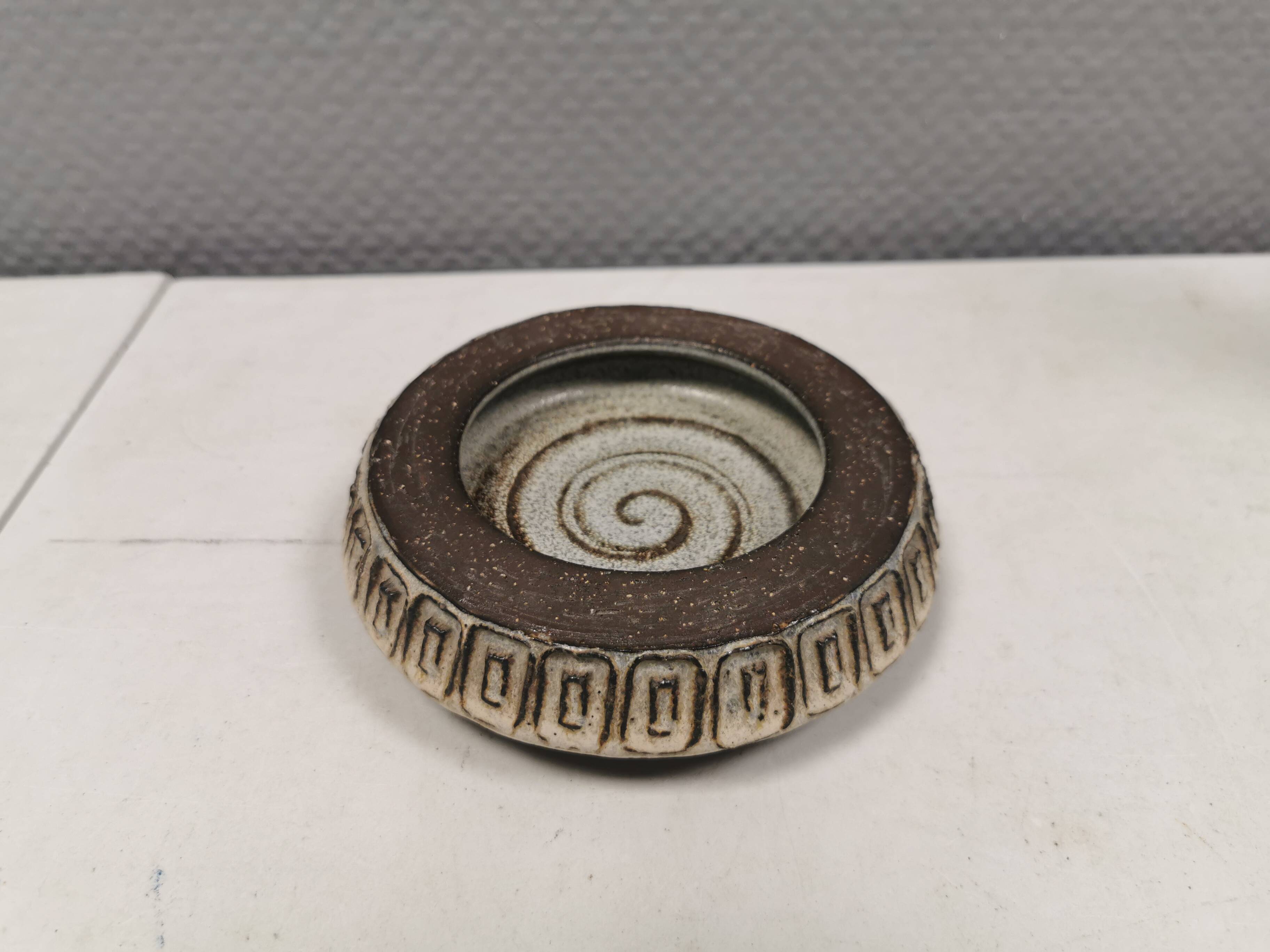 Ceramic ashtray from Danish Michael Andersen 1970-80s