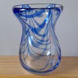 70s crystal vase