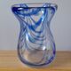 70s crystal vase