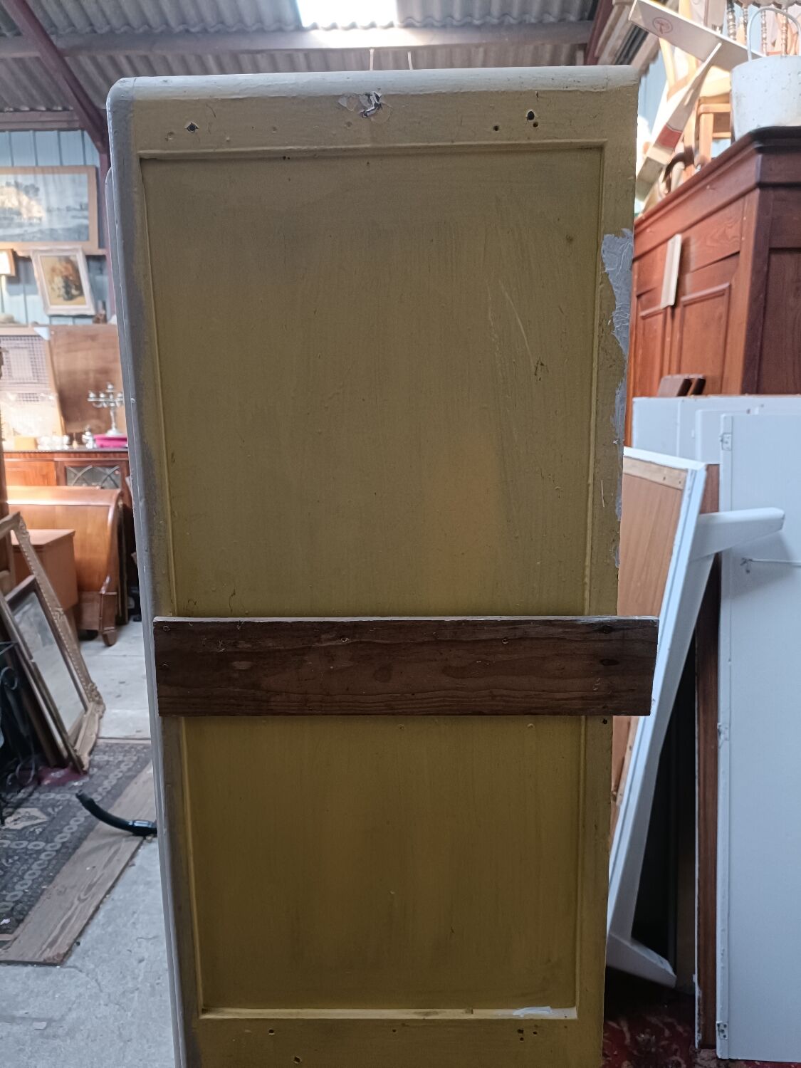 Parisian wardrobe 50s, two doors, 3 drawers, 6 shelves