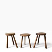 Mini table d'appoint ronde vintage / table pour plantes / tabouret