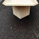 Table basse en travertin années 80