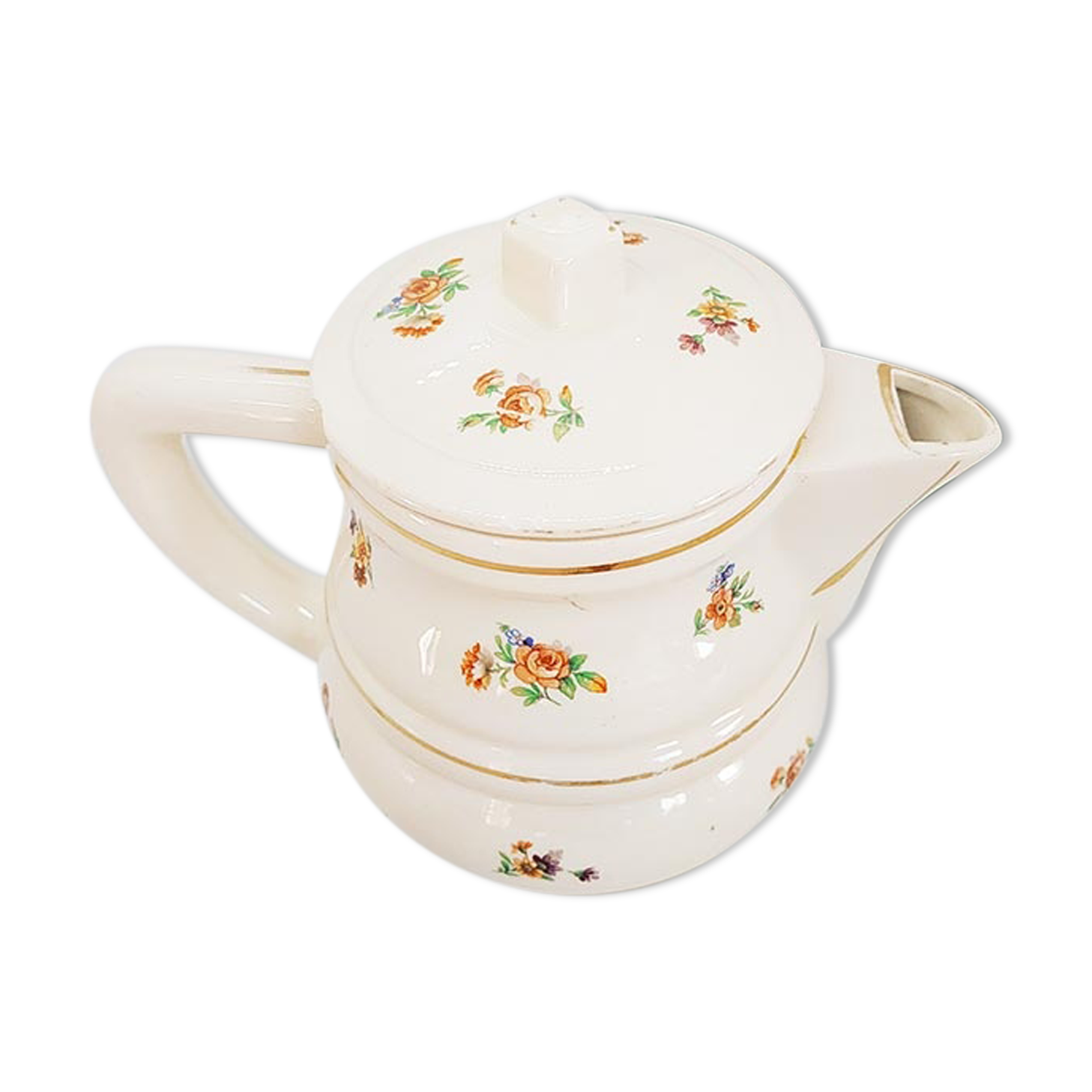Vintage floral teapot