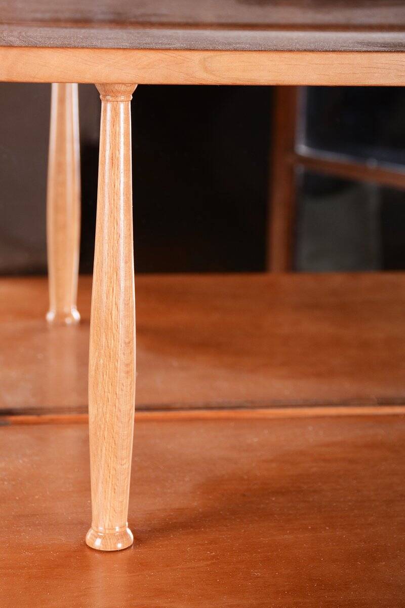 Antique Biedermeier Display Cabinet in Spruce, 1830s