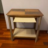 Desserte placage effet damier