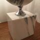 Marble barber lamp from the 70s