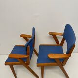 Pair of chairs bridge 50s