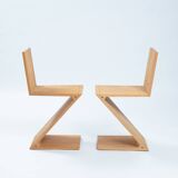 Chaises ZigZag, années 1990, lot de 2