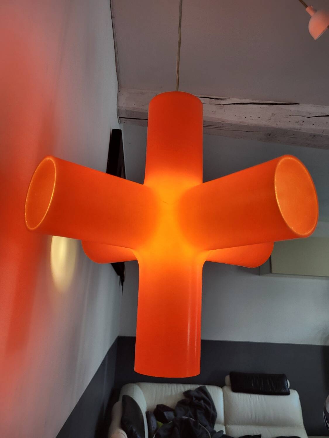 Vintage Crosslight pendant lamp Jan Melis and Ben Oostrum