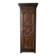 Antique wooden standing men's wardrobe