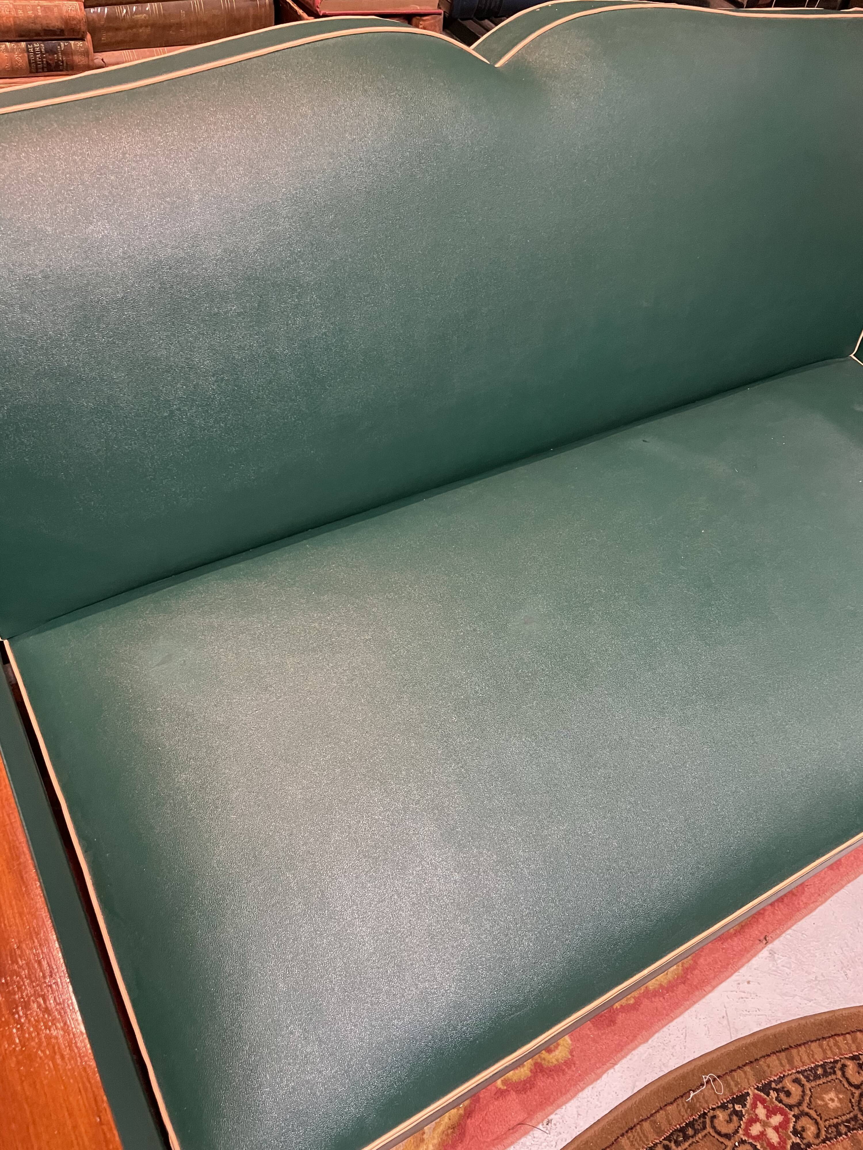 Vintage mustache club sofa year 50