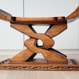 Tabouret ashanti ghanéen 'Wisdom Knot' Afrique
