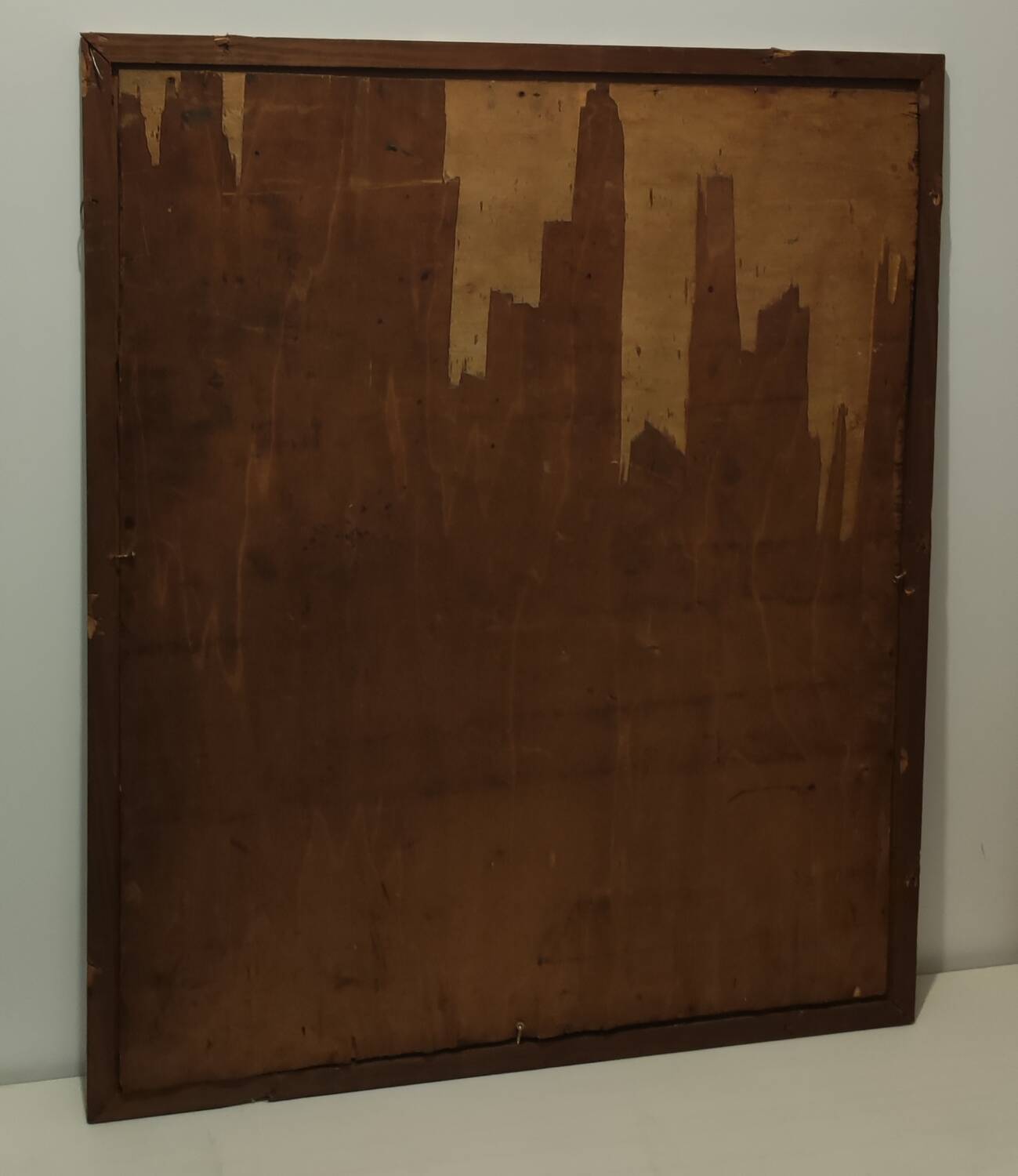 Signed flower bouquet painting