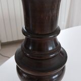 Wooden lamp base