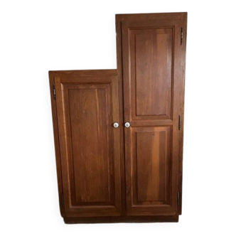 Armoire asymétrique en chêne 1960
