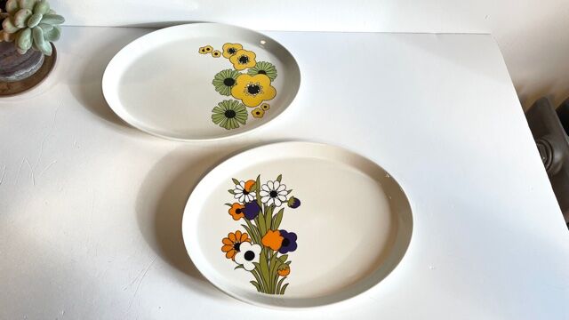 2 Oval Ceramic Dishes English