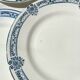 6 Petites Assiettes Terre de fer bleue Salins modèle Arbois Ennege