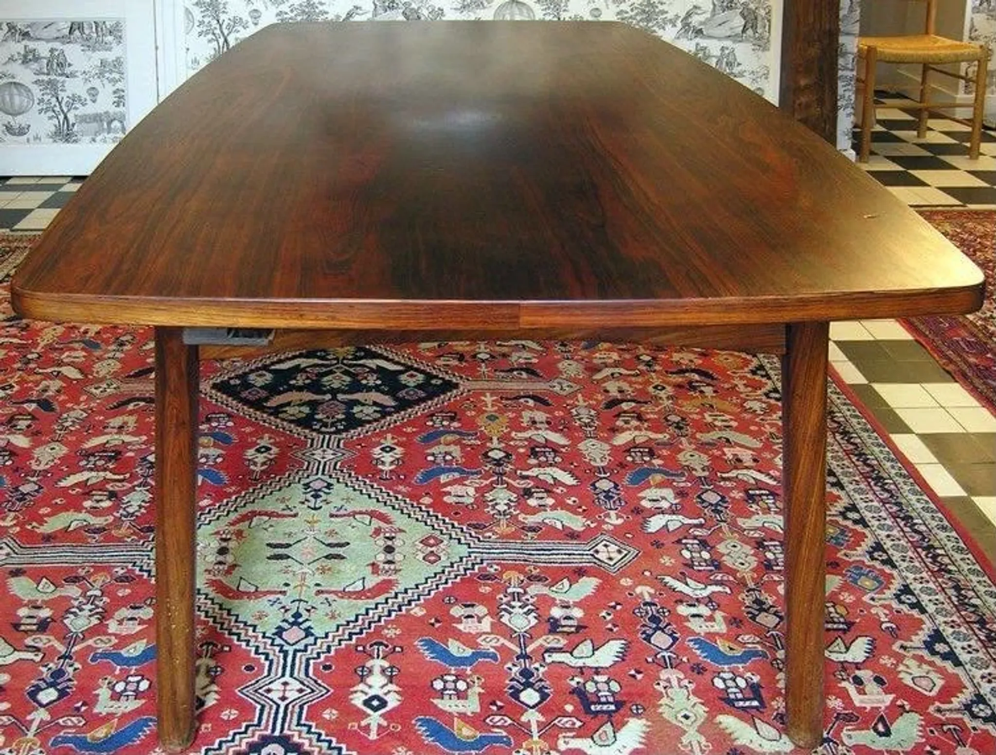 table a manger Bruno Hansen palissandre