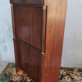 Empire walnut burl secretary