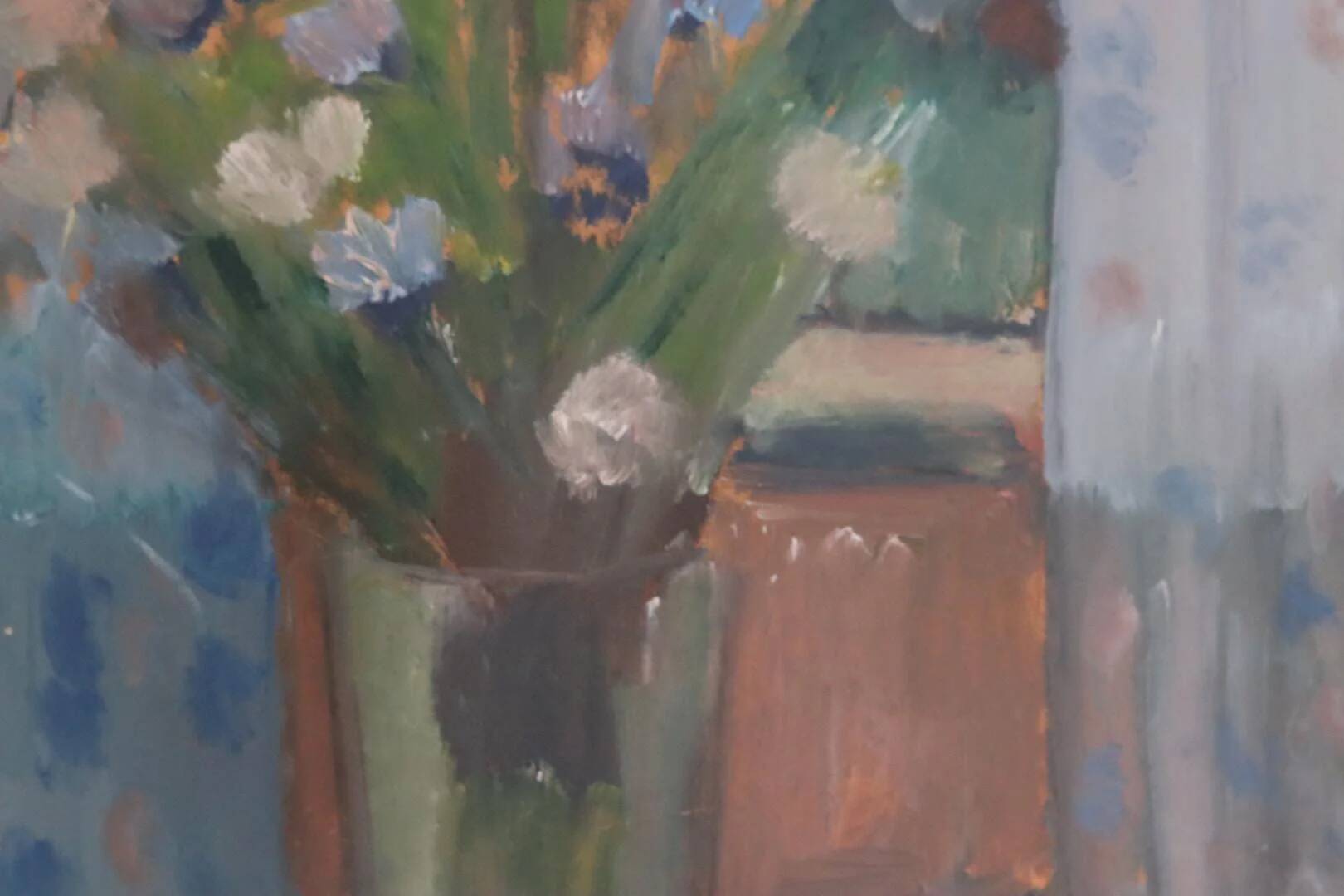 Original Swedish Oil on Panel – “Muted Scene” by Karl Erik Billeström