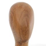 Pair of oak manequin head