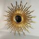 Sun mirror in gilded wood 1950
