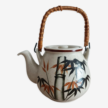 Asian-style teapot in vintage ceramic