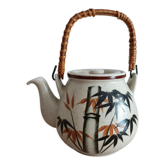 Asian-style teapot in vintage ceramic