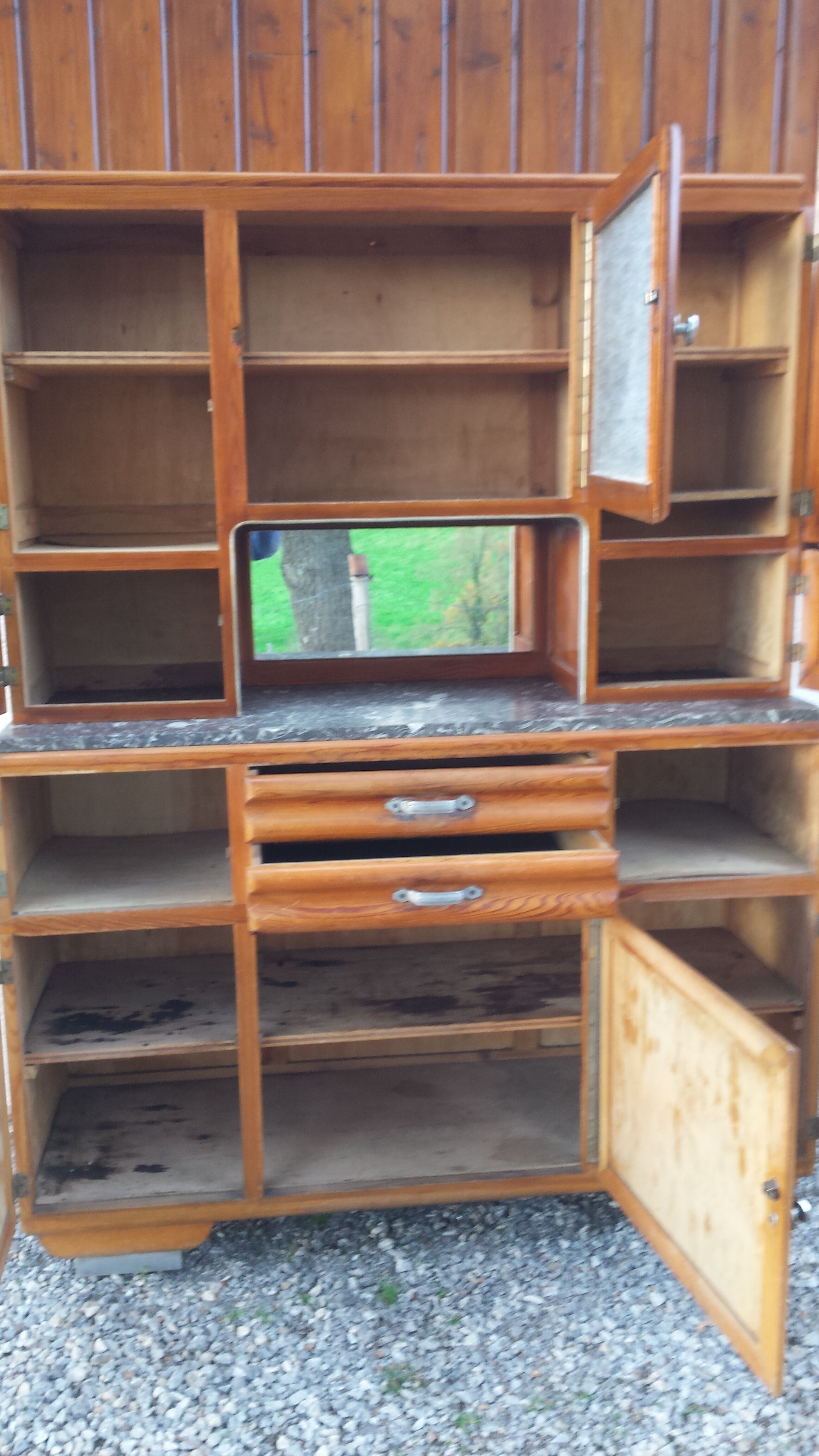 Mado buffet with marble