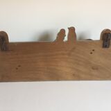 Coat rack with vintage swallows