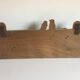Coat rack with vintage swallows