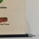 Vintage educational wall hanging roll chart biology bean plant