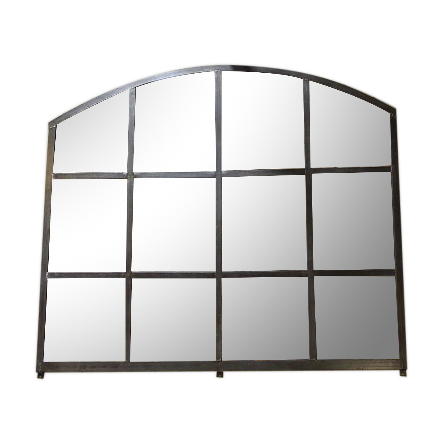 Metal factory window mirror 1930 195x170cm