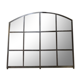 Miroir fenêtre d'usine en métal 1930 195x170cm
