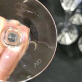 Set of 8 Cristal D'Arques Elixir Water Stemmed Glasses
