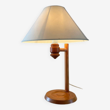 Vintage ikea solid pine lamp