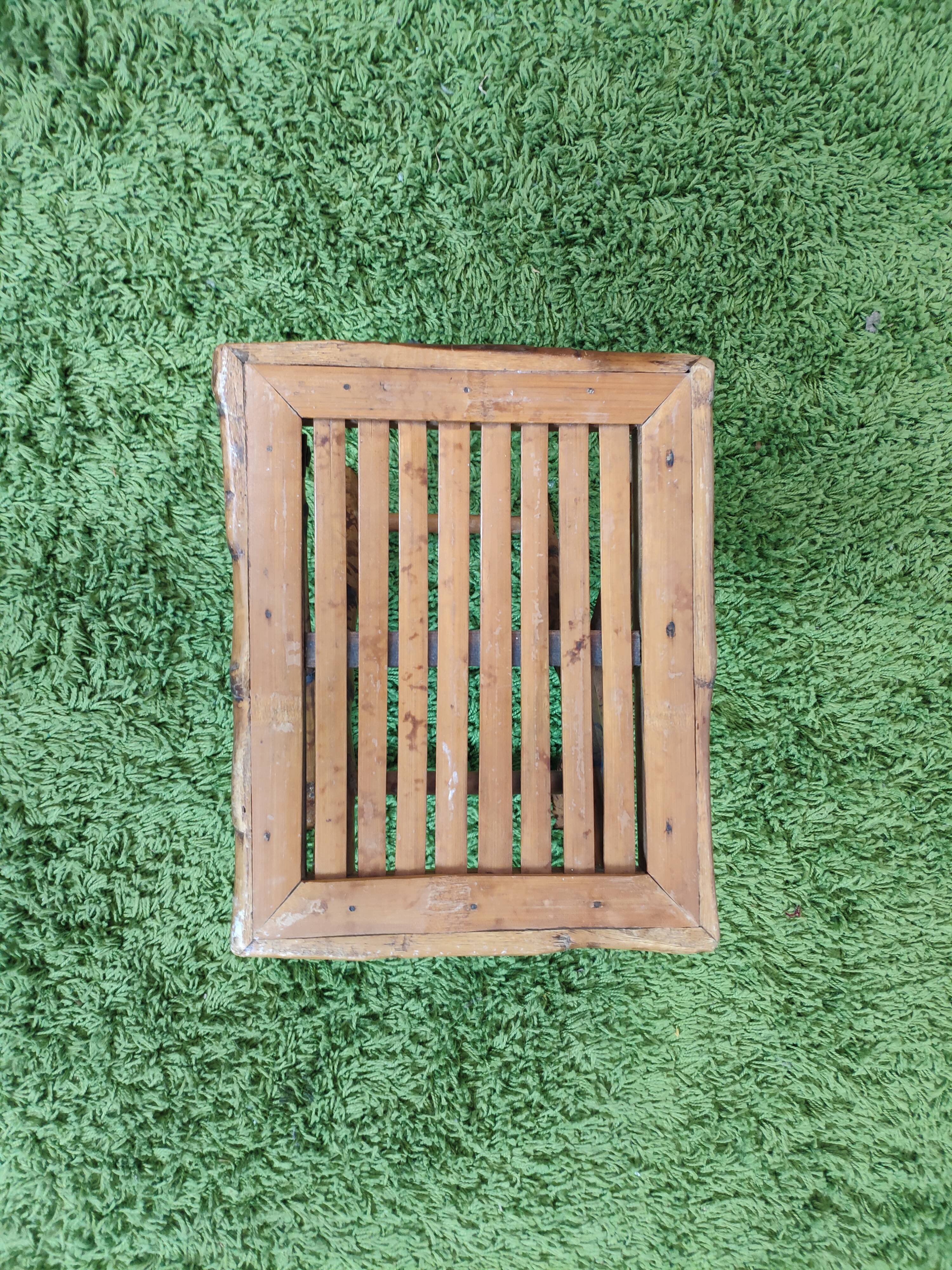 Table basse pliante bambou