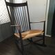 Vintage Scandinavian J16 rocking chair by Hans J. Wegner for FDB