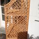 Vintage rattan shelf
